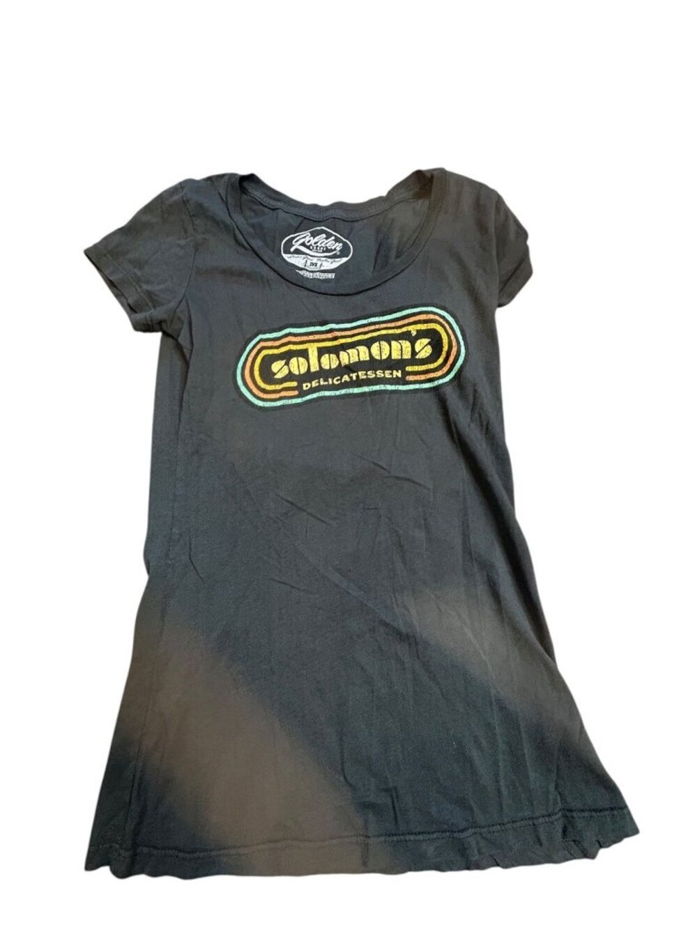 Golden Goods Vintage Solomon's Deli Logo Women's T shirt No Bagels No Life M